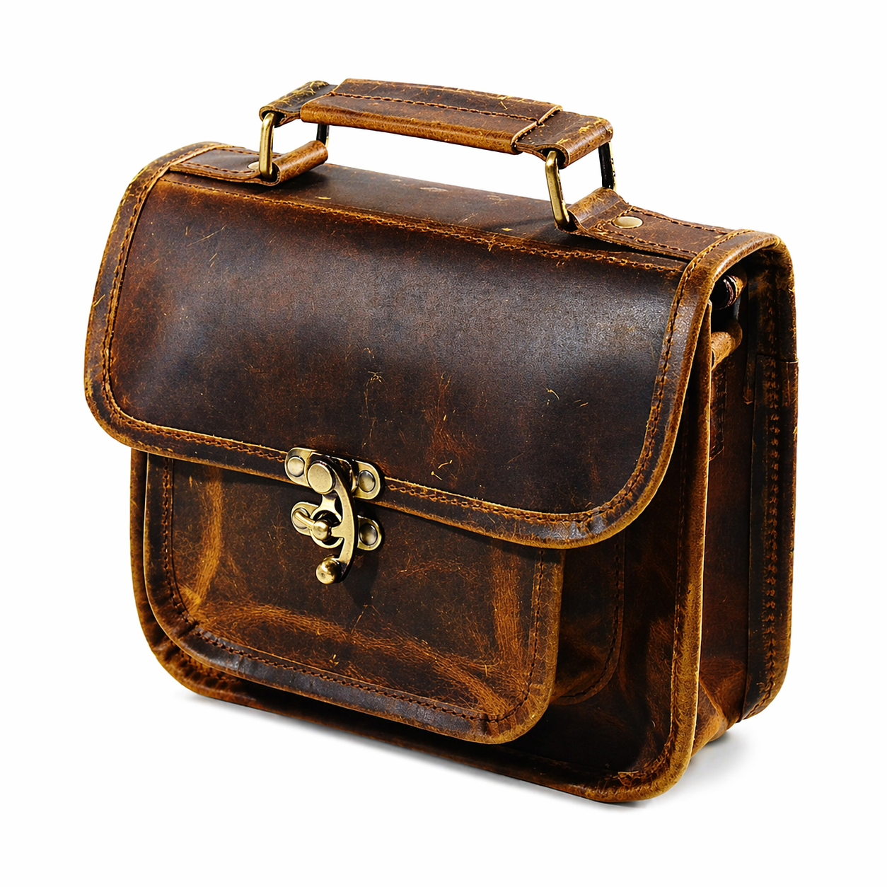 Jodhana | Dark Brown Leather Crossbody Bag For Women