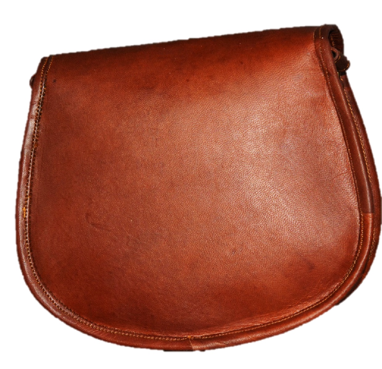 Handmade Women Leather Vintage Style Genuine Brown Leather Cross Body Shoulder Bag Purse - Image 4