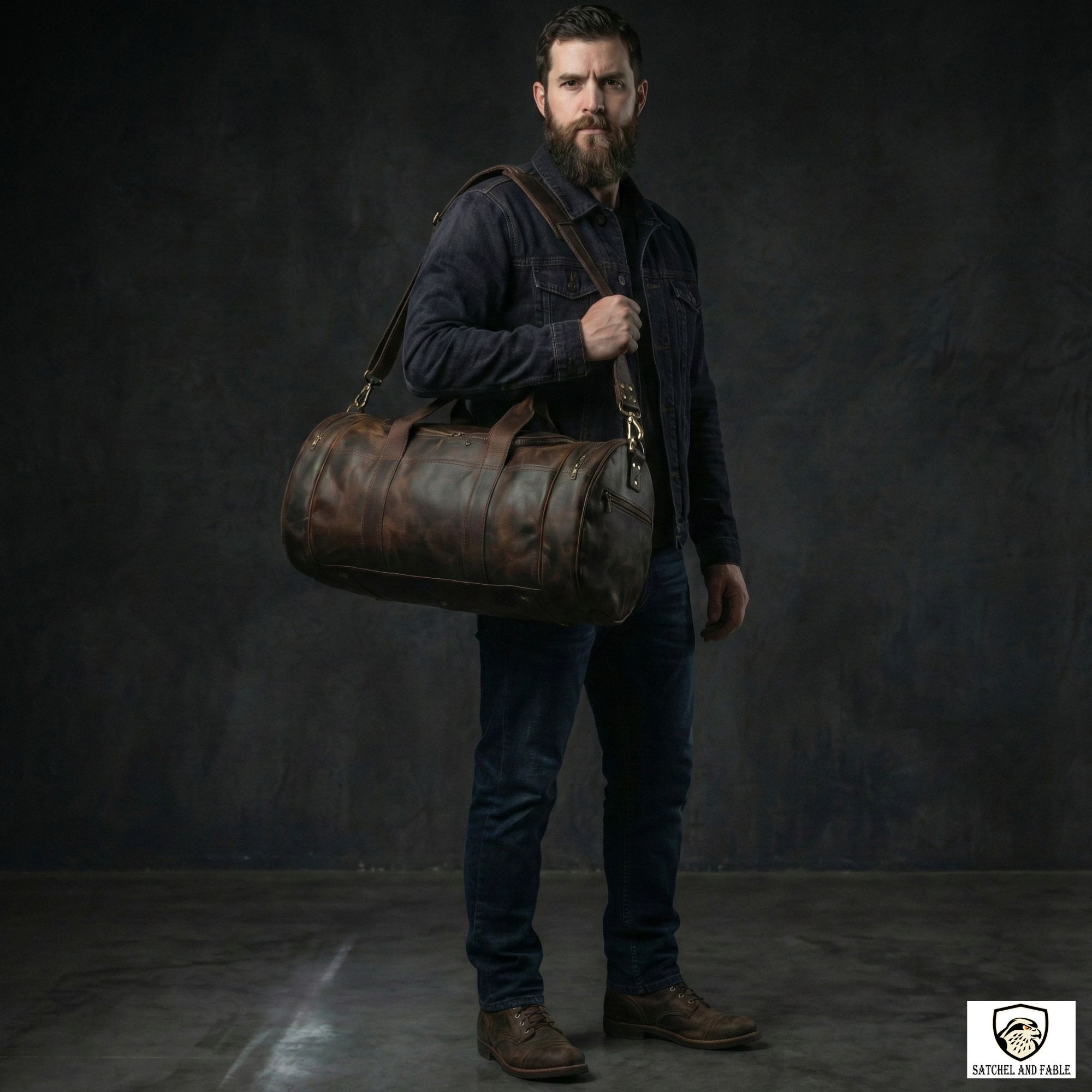 The Ranthambore | Unisex Leather Duffle - Image 2