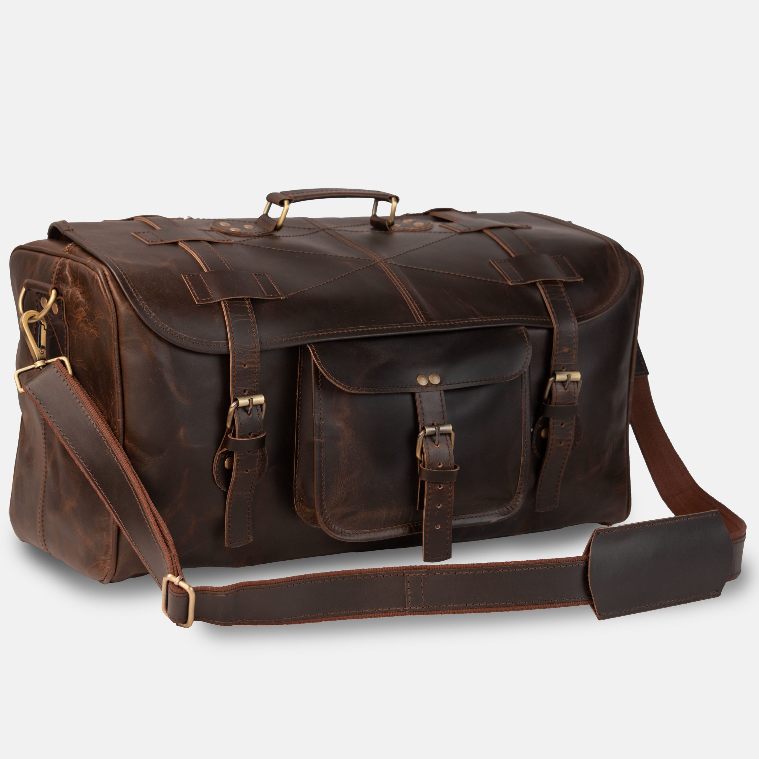 Thar Duffle | Leather Travel Bag For Unisex - Image 8